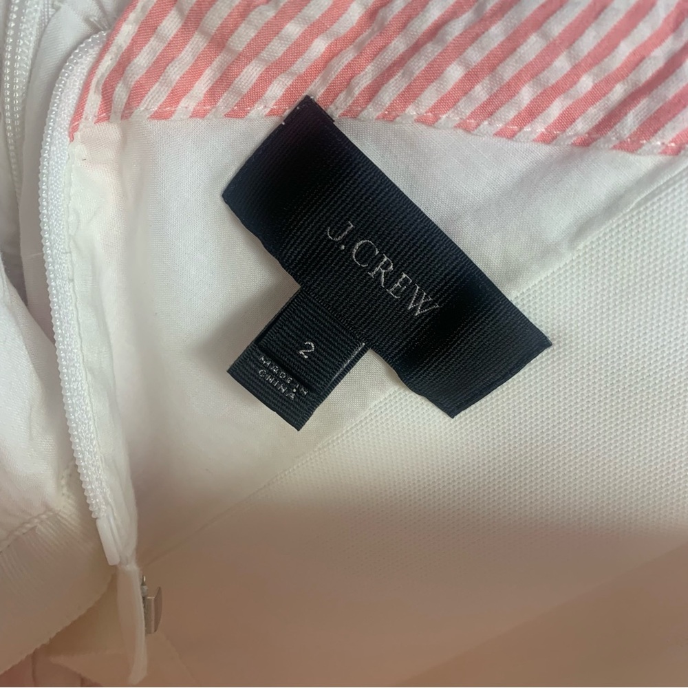 J.Crew Party Striped Off Shoulder Boned Dress - Picture 6 of 13